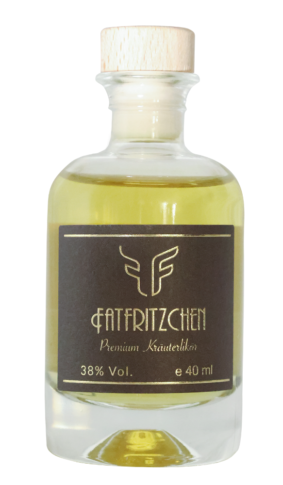 FatFritzchen Premium Kräuterlikör, 40 ml, 38 % Vol.